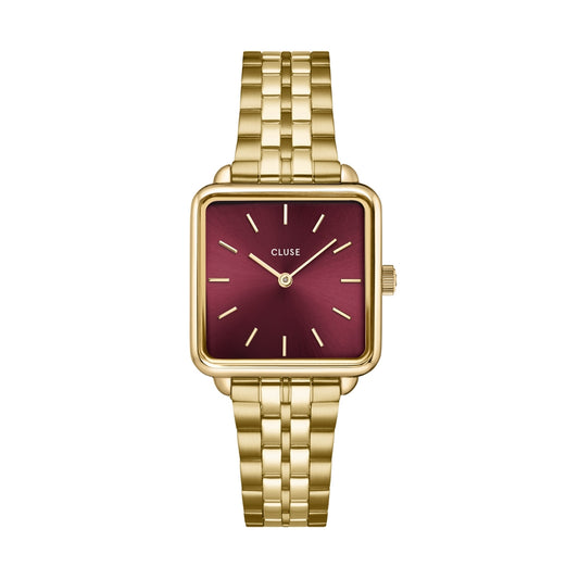 CLUSE Gold Cherry Links La Tetragone Watch