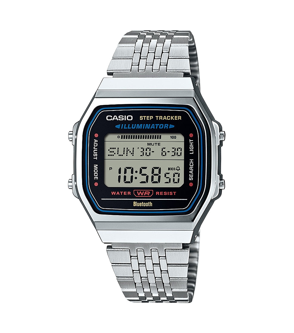 Casio Vintage Silver Dual Display Smartwatch