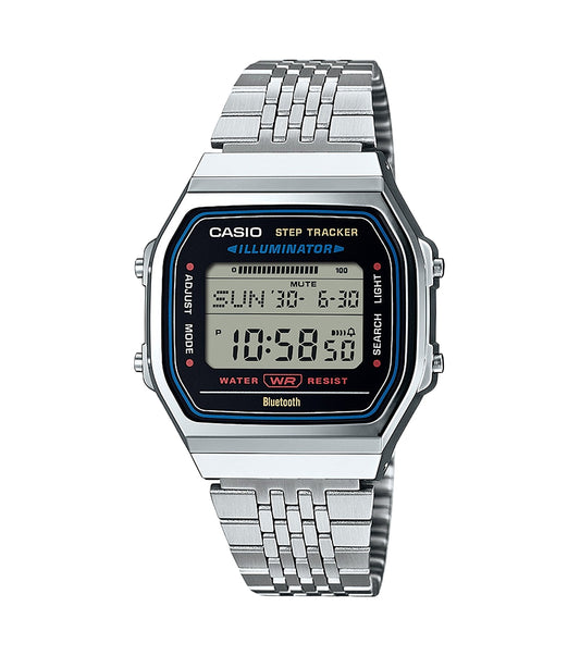 Casio Vintage Silver Dual Display Smartwatch
