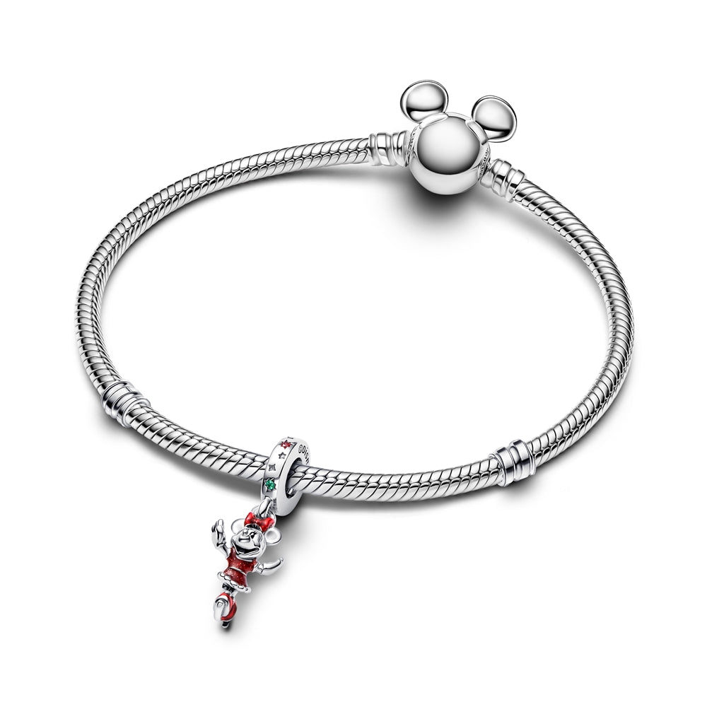 Pandora Minnie Mouse Ice Skating Dangle Charm