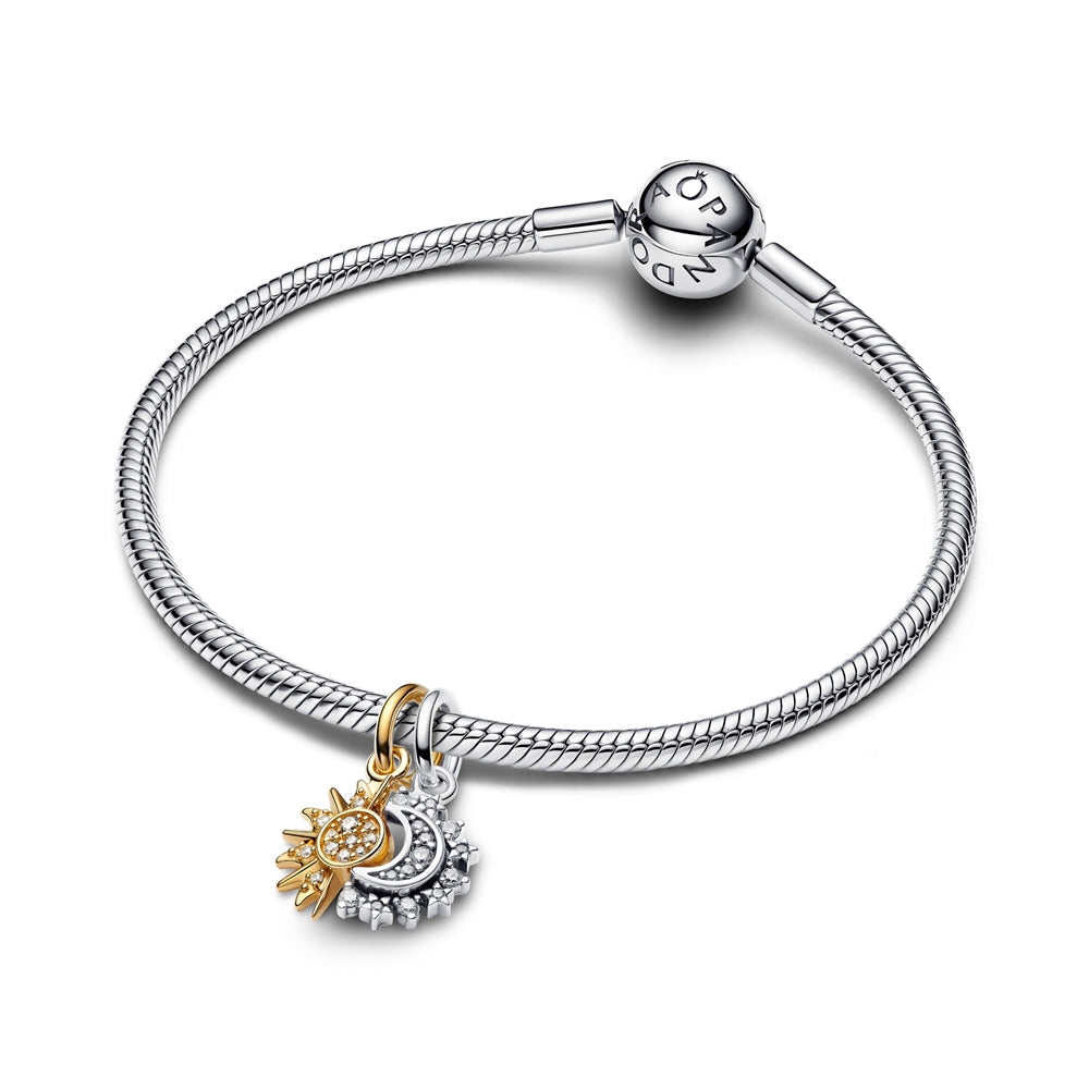 Pandora Splittable Sun & Moon Dangle Charm