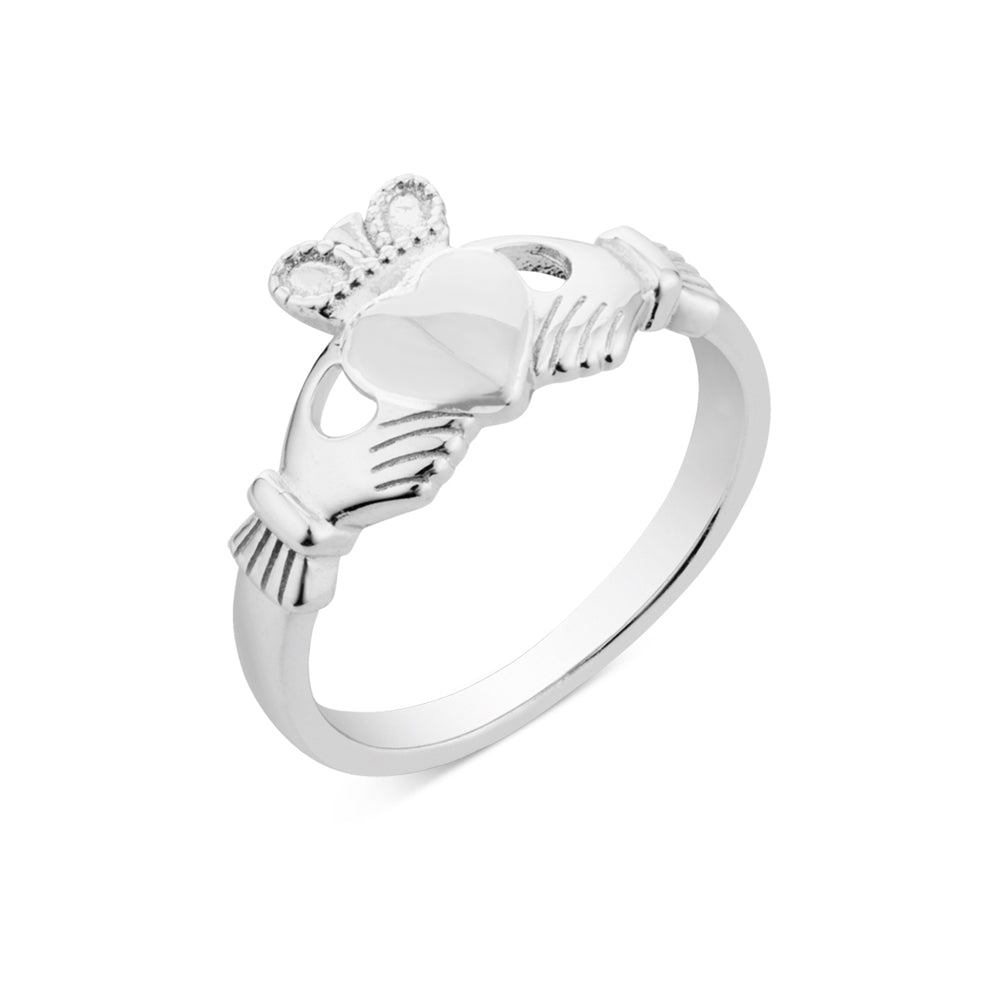 Argento Silver Classic Claddagh Ring