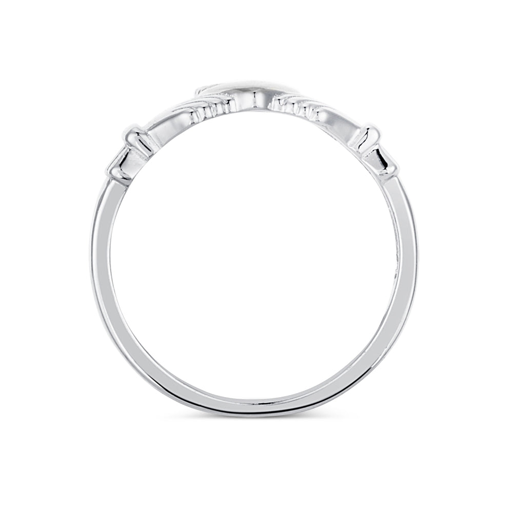 Argento Silver Classic Claddagh Ring