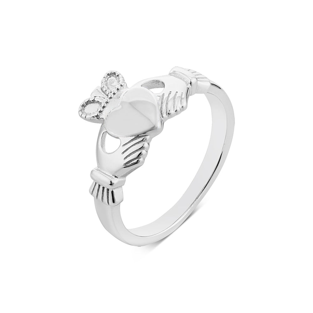 Argento Silver Classic Claddagh Ring