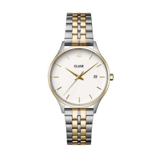 CLUSE Gold Mix Links Minuit Date Watch