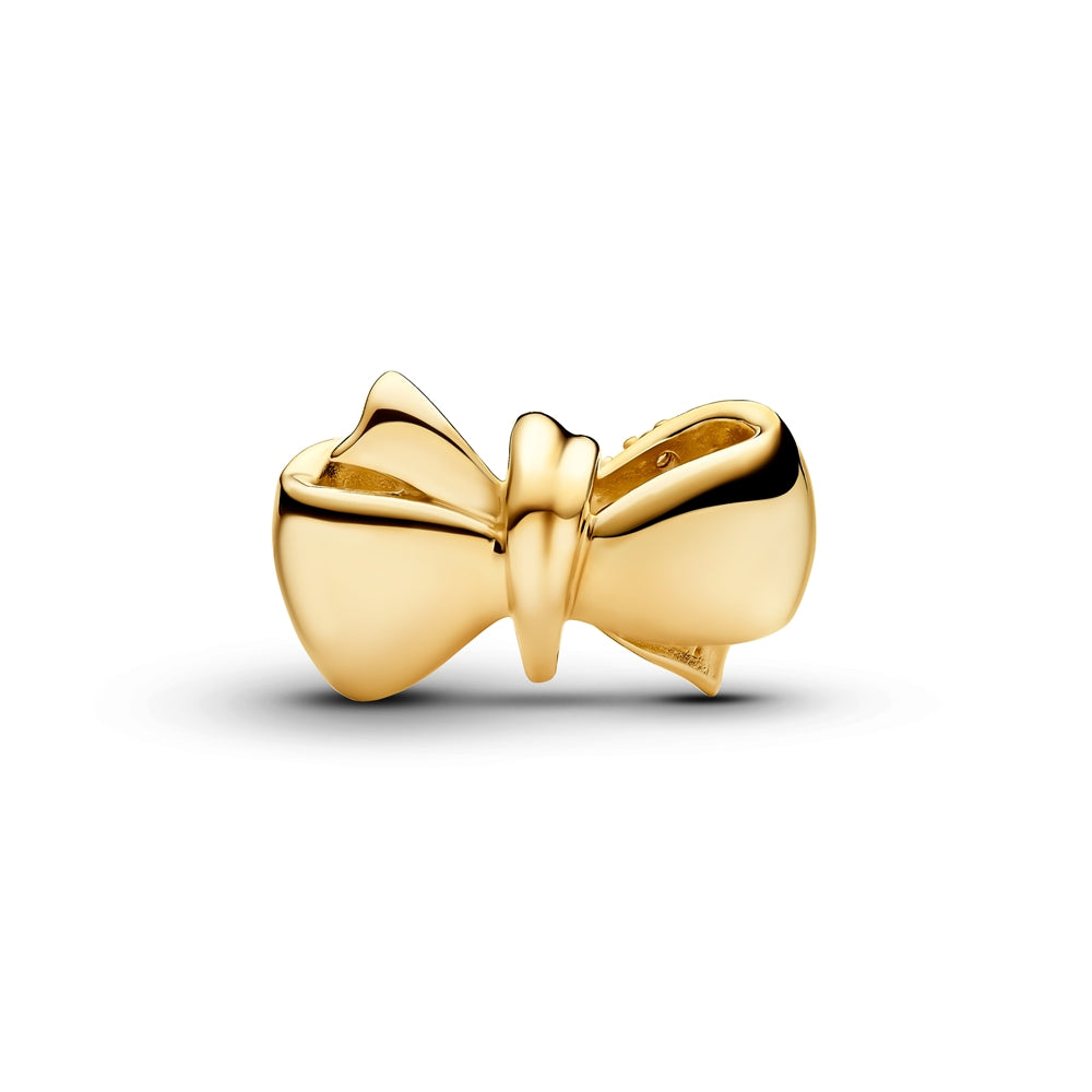 Pandora Gold Sparkling Bow Charm