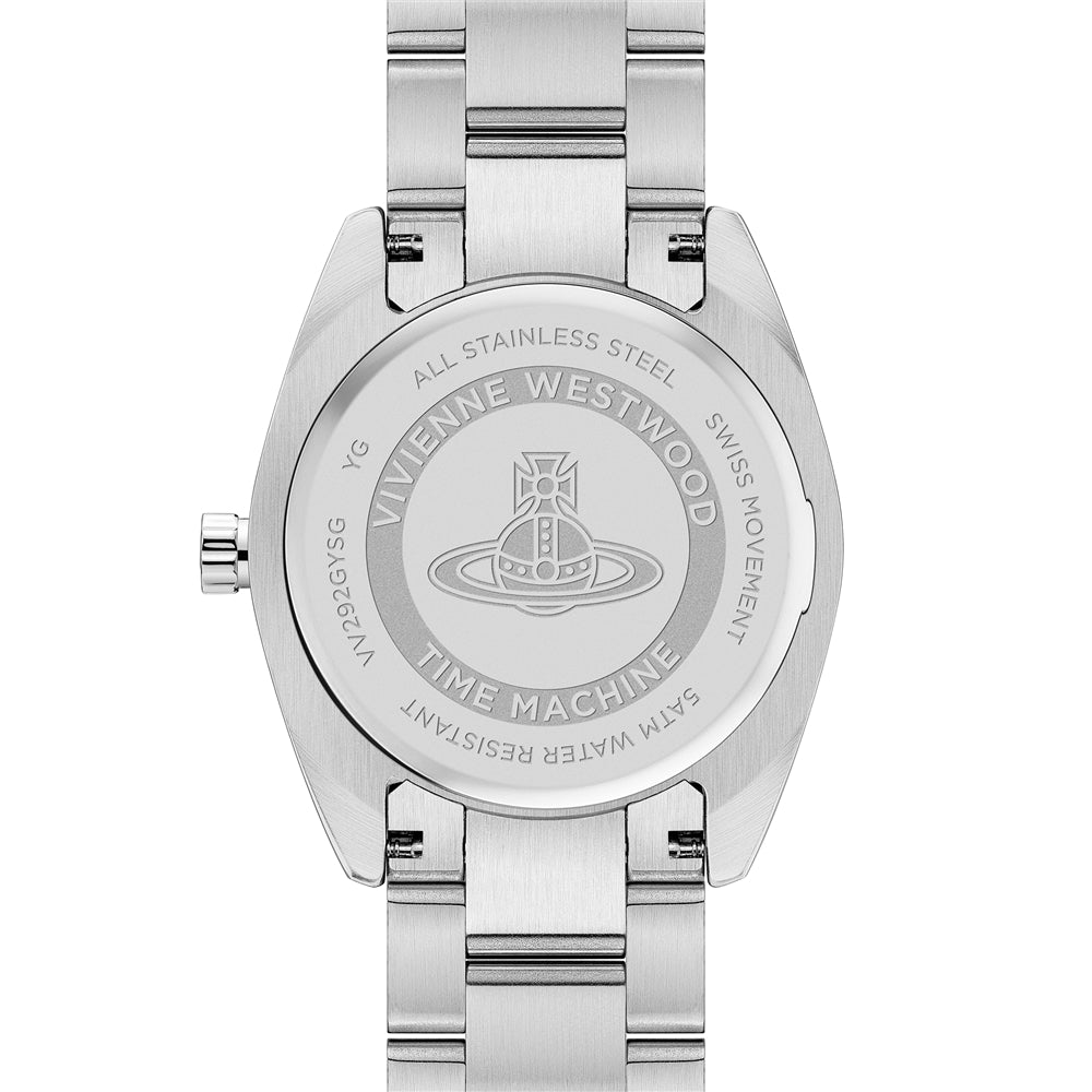 Vivienne Westwood Gold Mix Grey Fenchurch Round Bracelet Watch