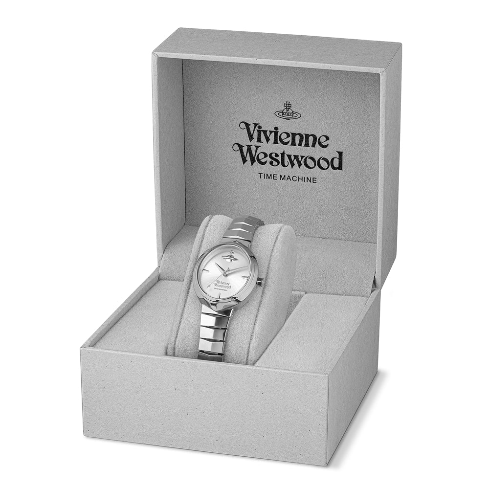 Vivienne Westwood Silver Armour Oval Watch