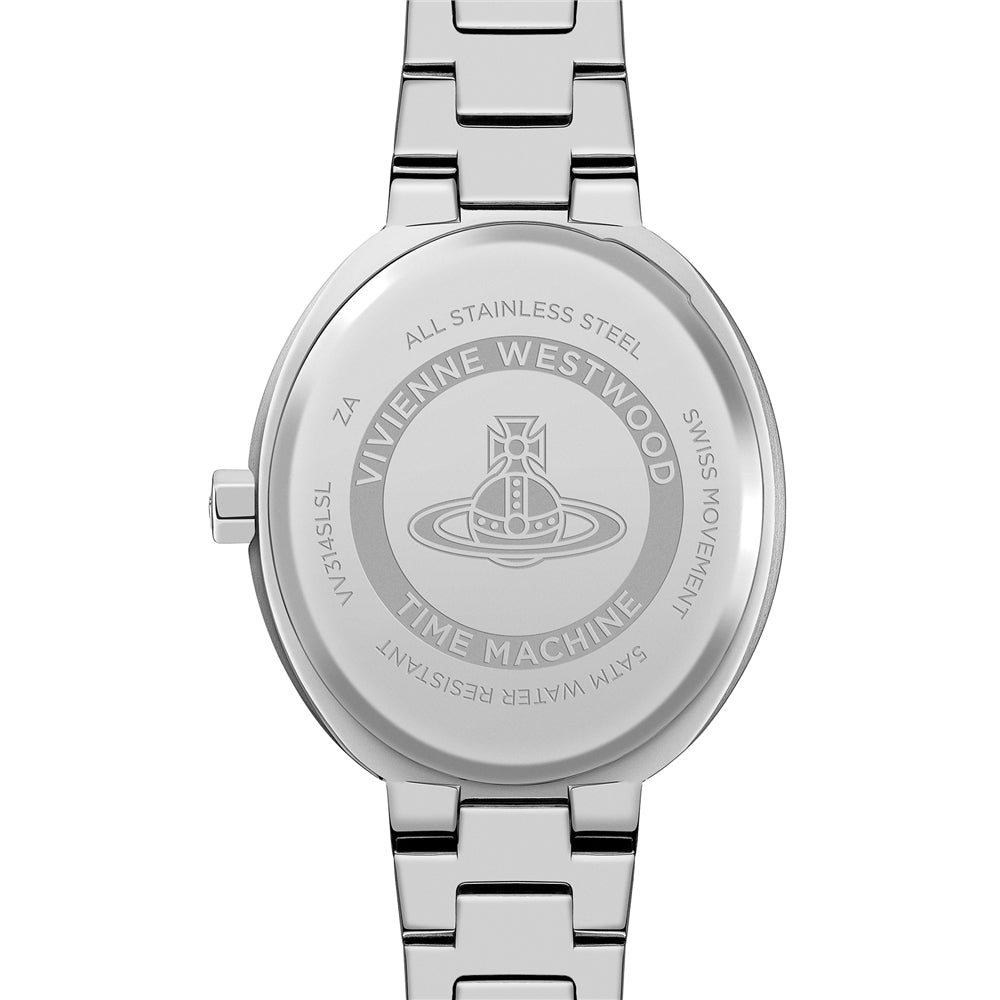 Vivienne Westwood Silver Armour Oval Watch