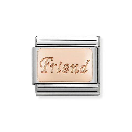 Nomination Rose Gold Friend  Charm