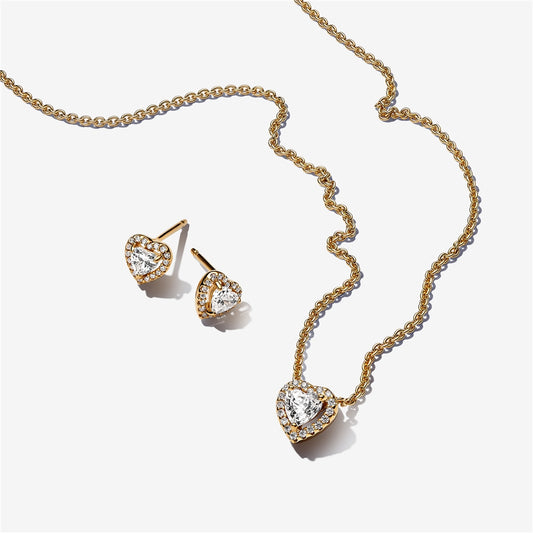 Pandora Gold Elevated Heart Gift Set