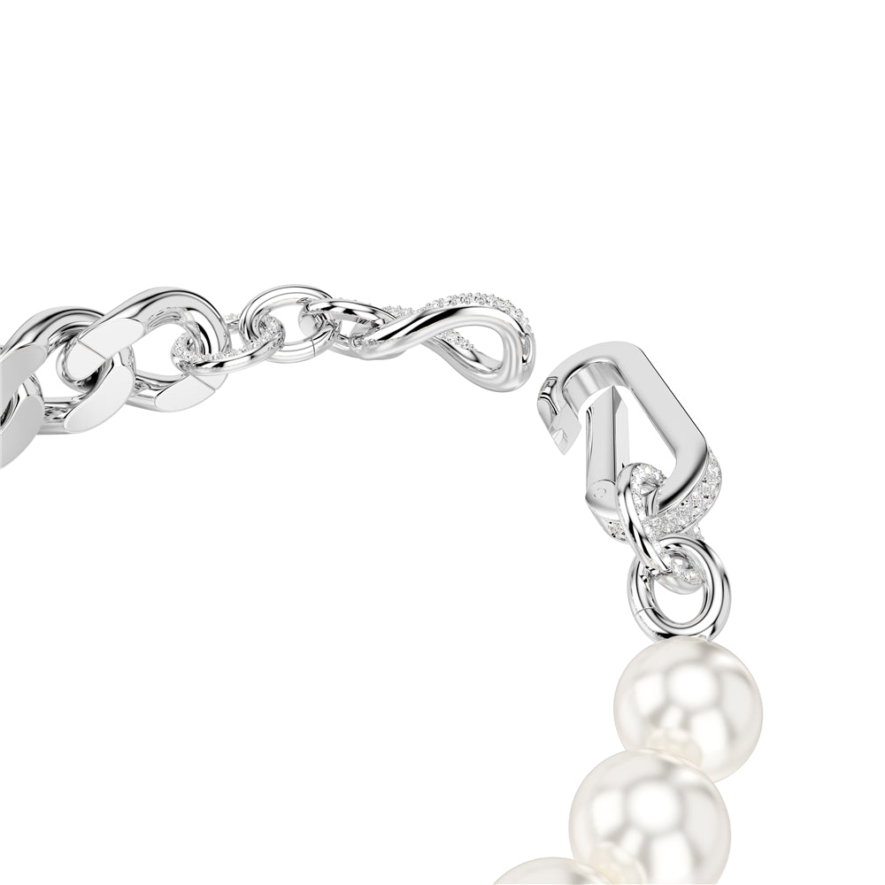 Swarovski Dextera Mixed Links Crystal Pearl Bracelet