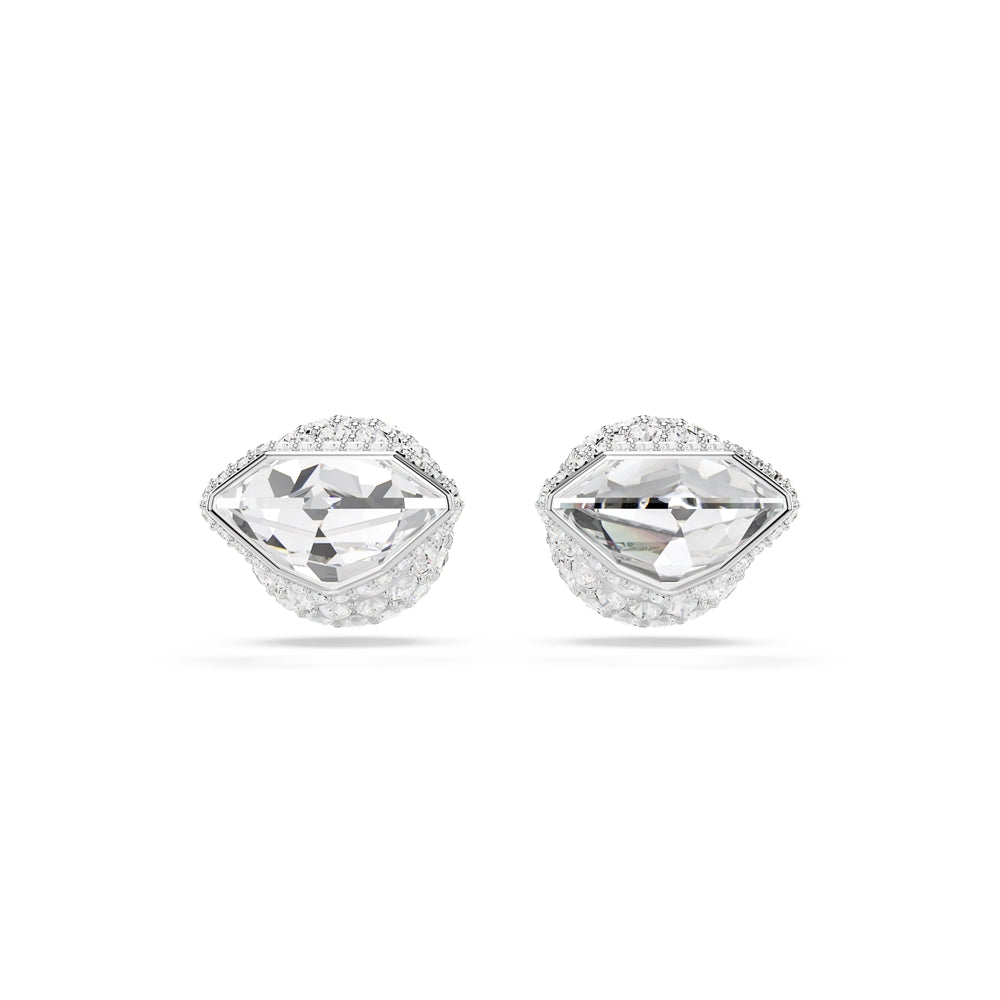 Swarovski Lucent Pearl Pavé Stud Earrings