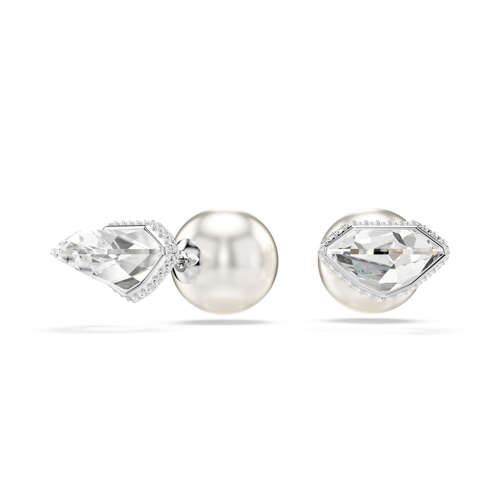 Swarovski Lucent Pearl Pavé Stud Earrings