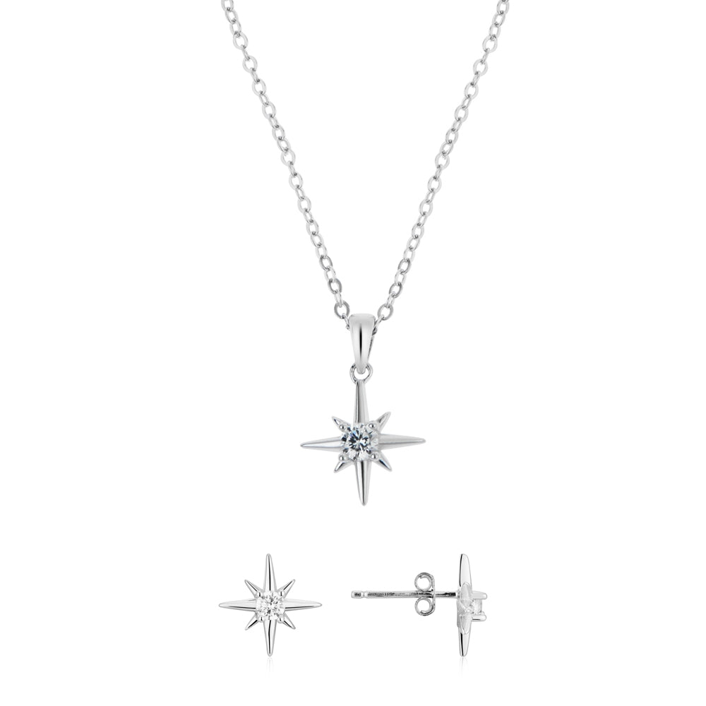 Argento Silver Midnight Star Crystal Gift Set