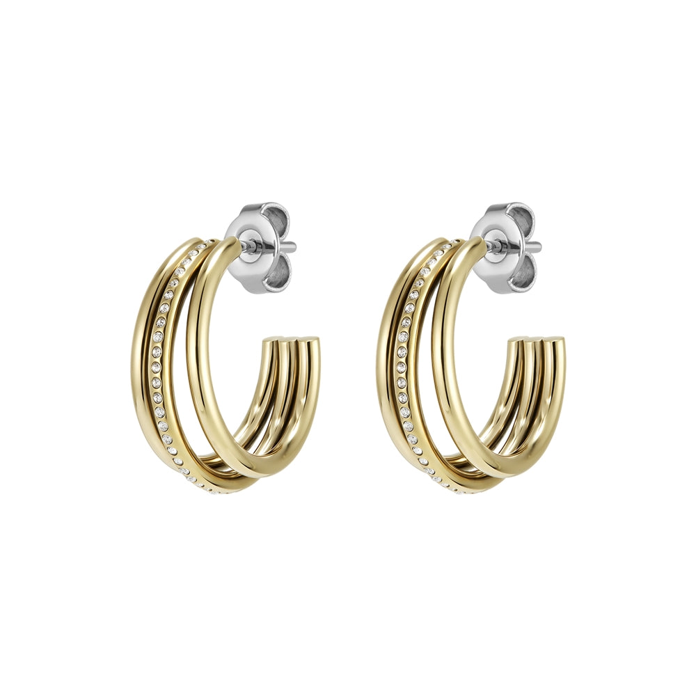 Olivia Burton Ever Stacked Gold Multi Ring Earrings