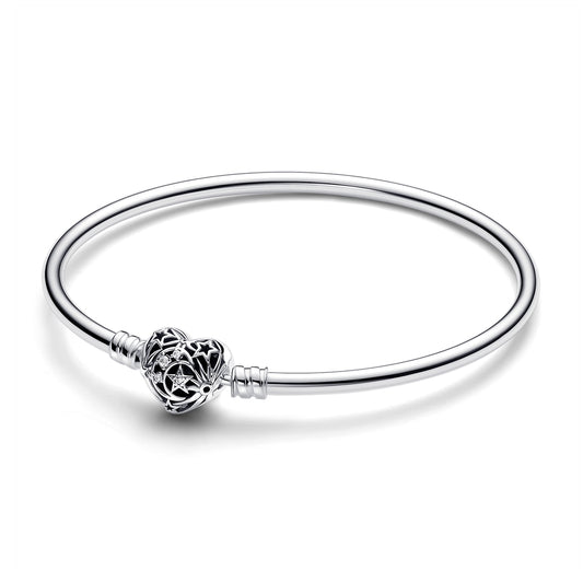 Pandora Heart Clasp Bangle