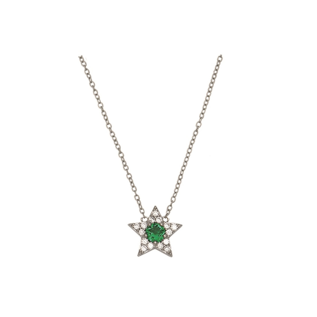 Silver Celeste Mini Star Necklace