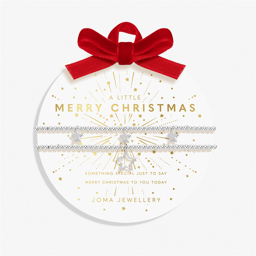 Joma A Little Merry Christmas Stars Set of 2 Bracelets