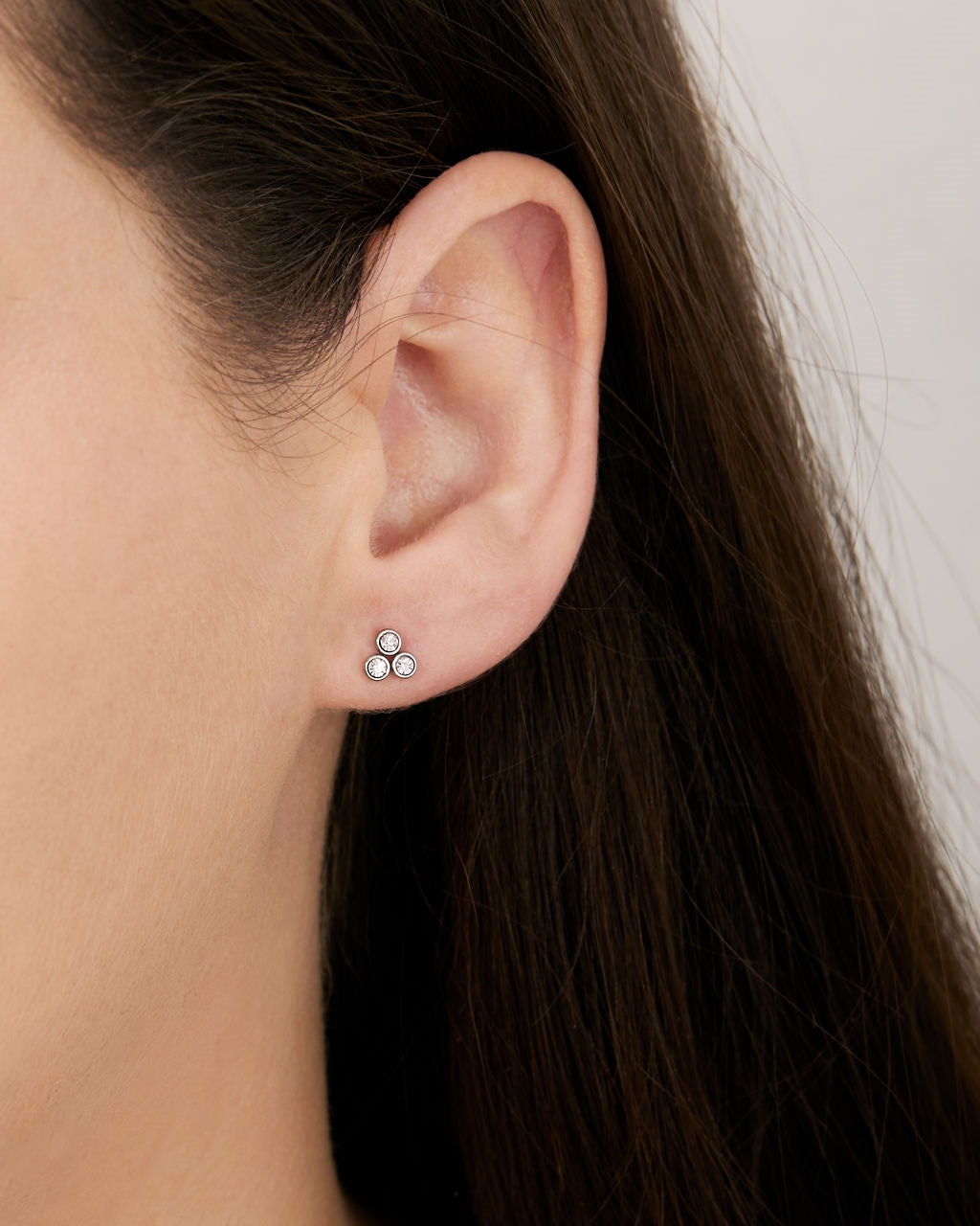 Over & Over Silver Stainless Steel Earring 4 Pack