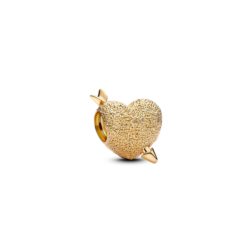 Pandora Gold Cupid Heart Charm