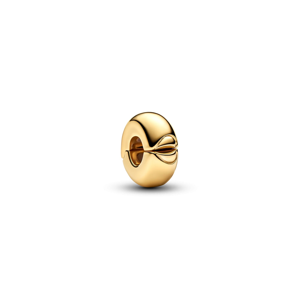 Pandora Gold Round Clip Charm