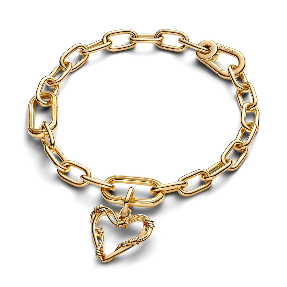 Pandora Wire Heart Dangle Charm