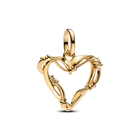 Pandora Wire Heart Dangle Charm