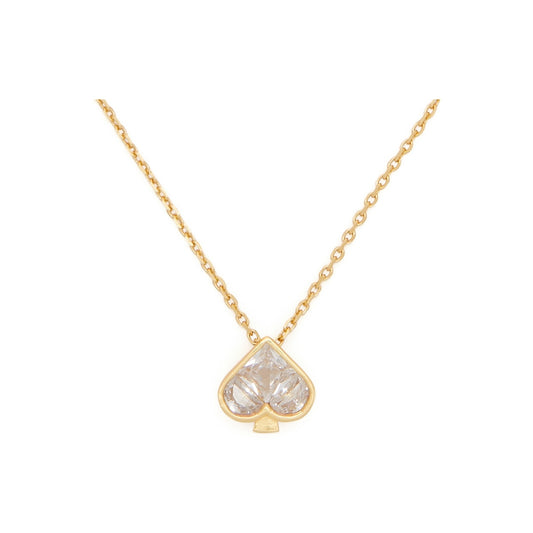Kate Spade New York Gold So Spade Crystal Necklace
