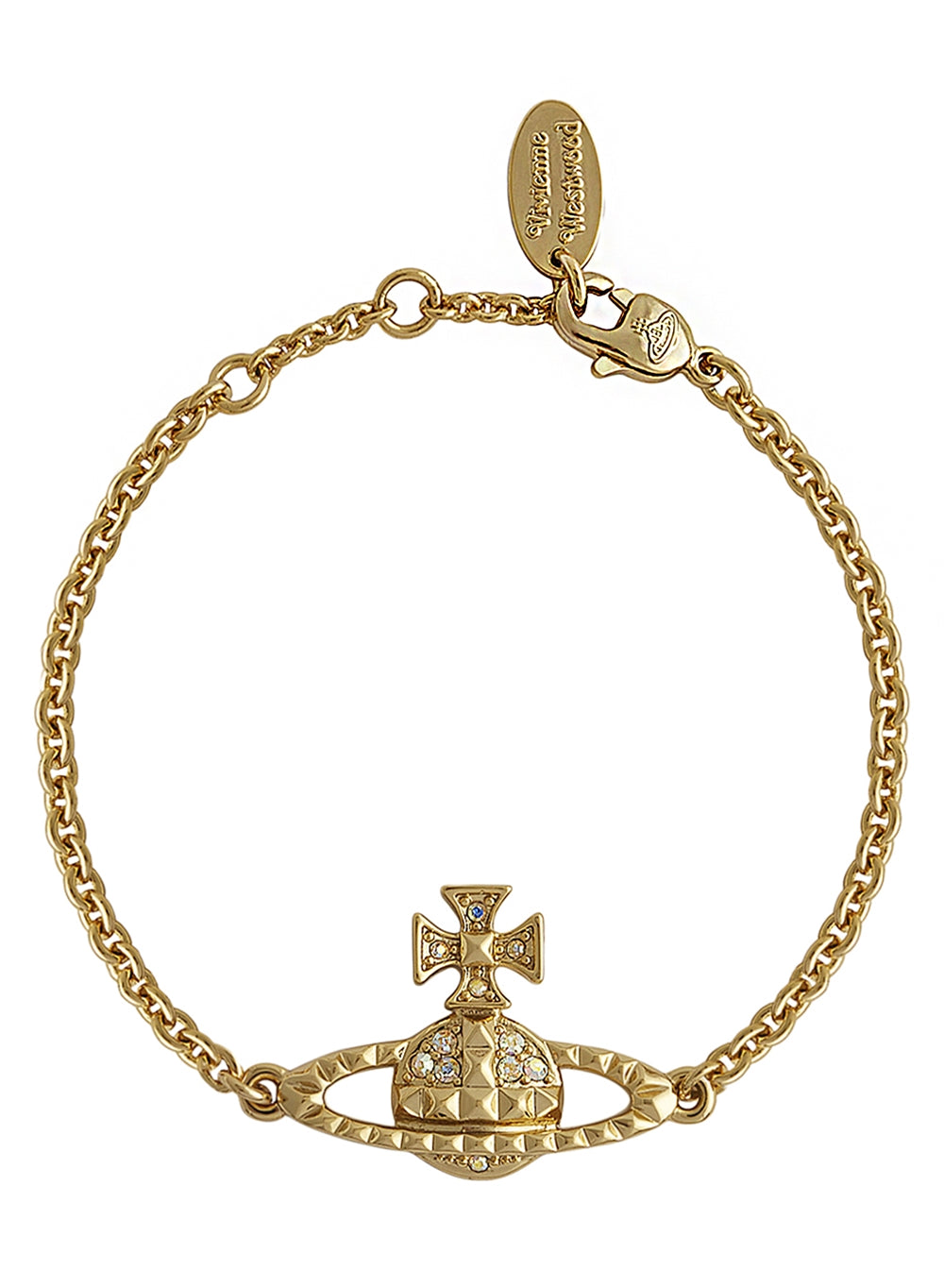 Vivienne Westwood Gold Mayfair Bas Relief Bracelet