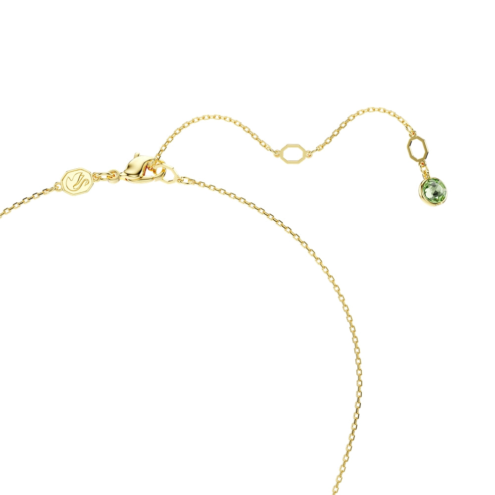 Swarovski Chroma Gold Multicolour Cushion Cut Crystal Necklace