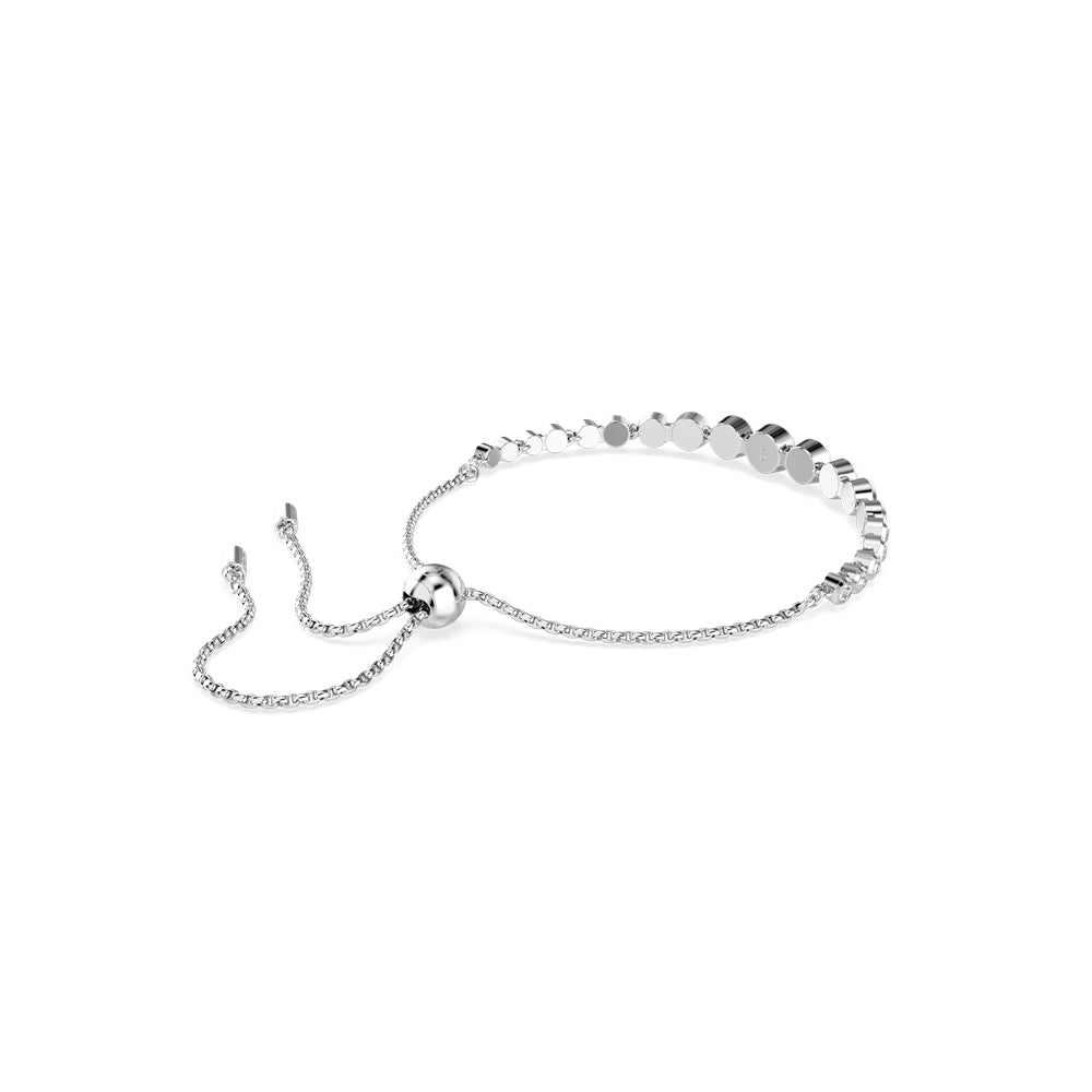 Swarovski Imber Rhodium Plated Mixed Round Cut Tennis Bracelet