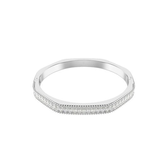 Swarovski Matrix Rhodium Plated Baguette Cut Octagonal Bracelet