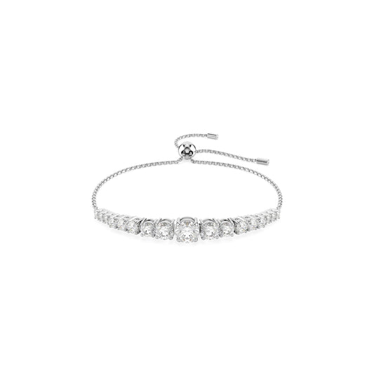 Swarovski Matrix Rhodium Plated Gradient Round Cut Bracelet