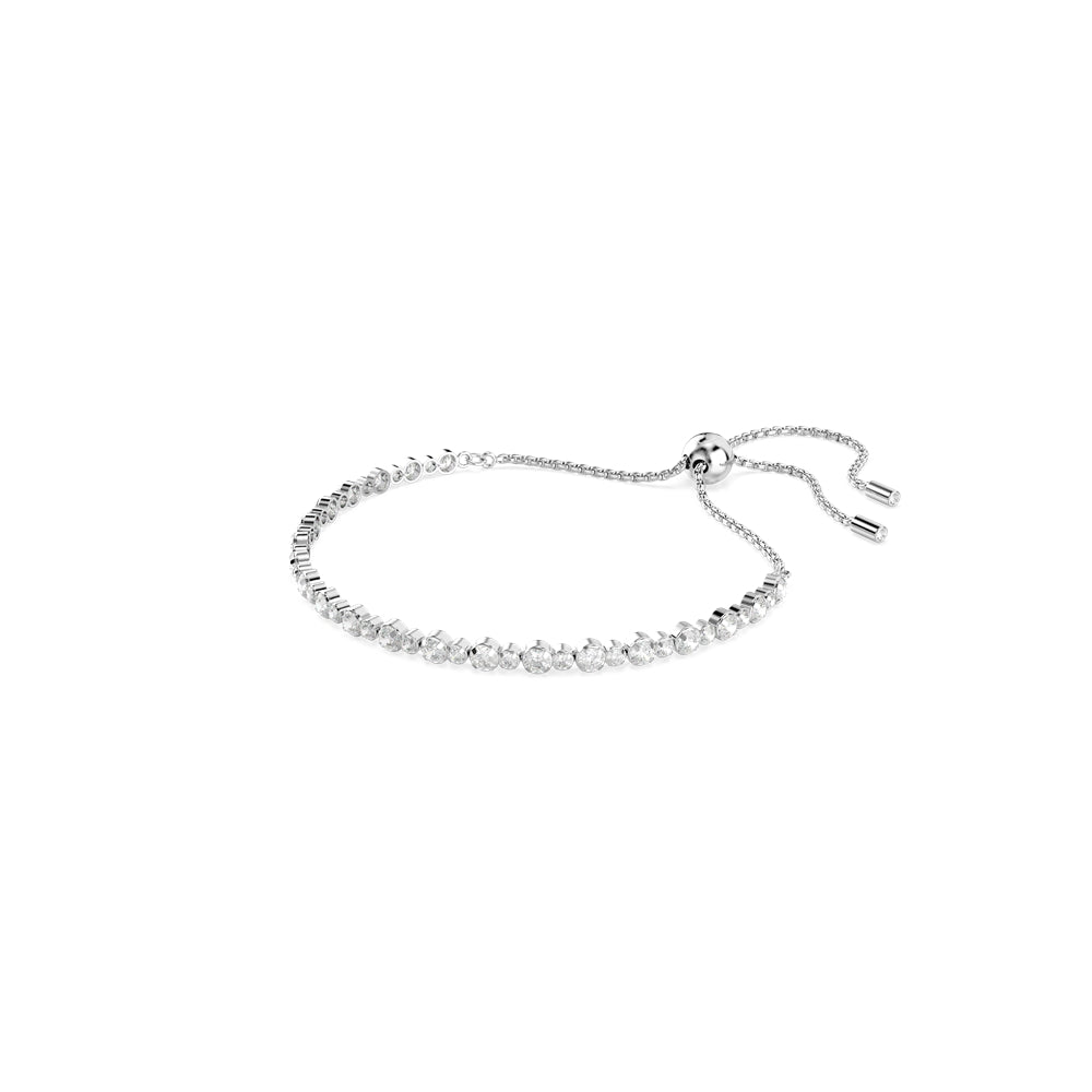 Swarovski Matrix Rhodium Plated Mixed Round Cuts Bracelet