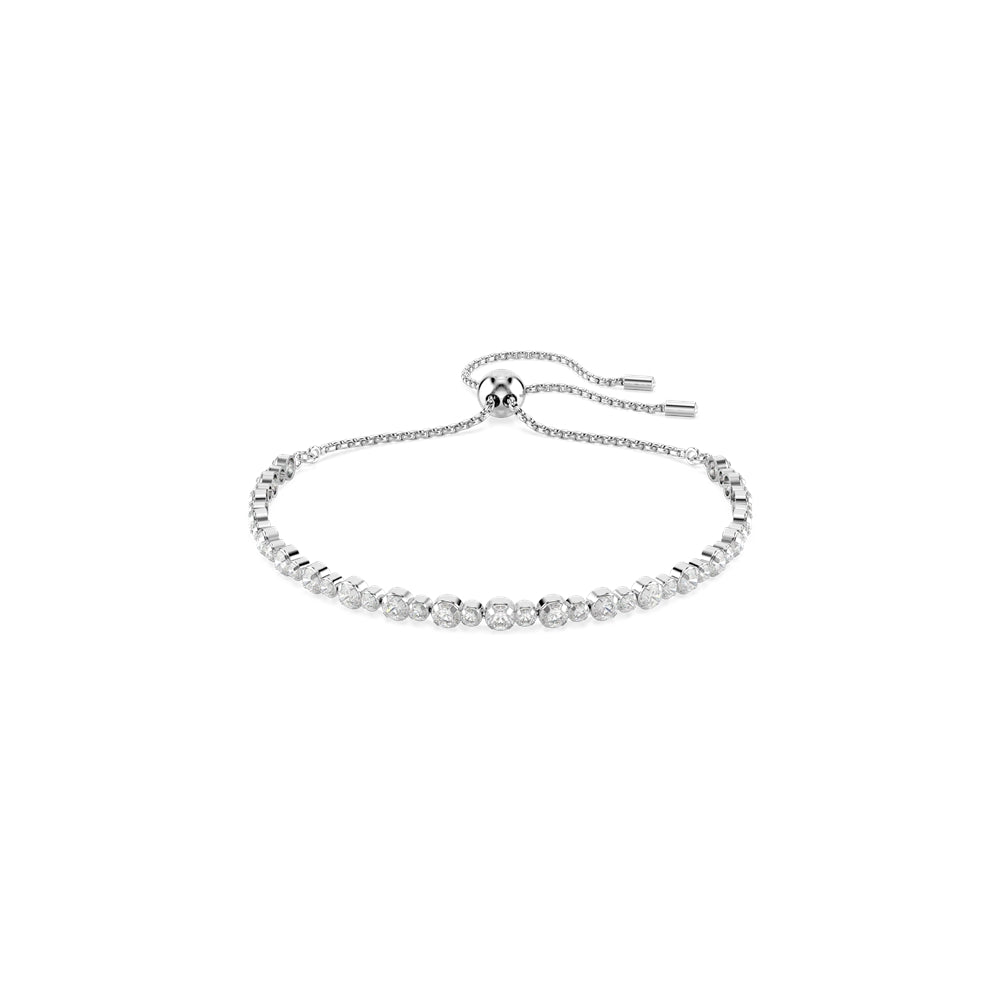 Swarovski Matrix Rhodium Plated Mixed Round Cuts Bracelet