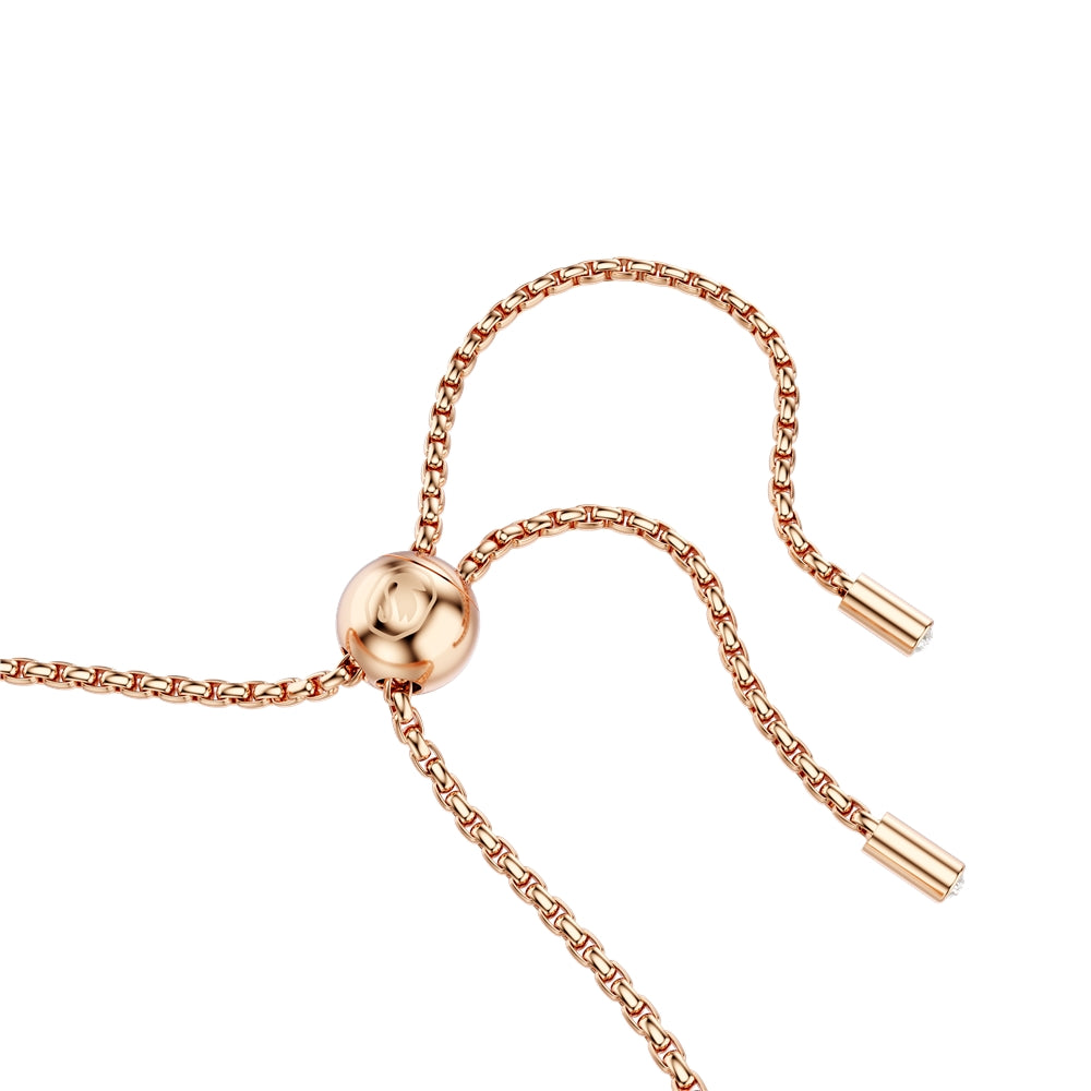 Swarovski Matrix Rose Gold Round Cut Tennis Bracelet