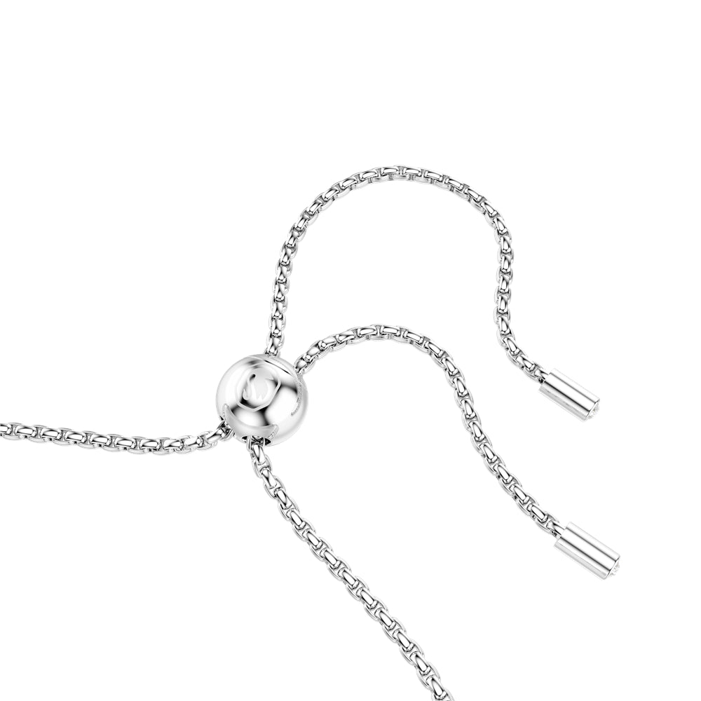 Swarovski Matrix Rhodium Plated Round Cut Tennis Bracelet
