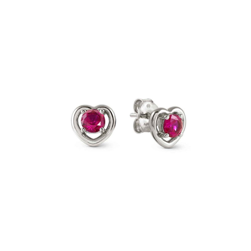 Nomination Cosmic Love Red Heart Earrings