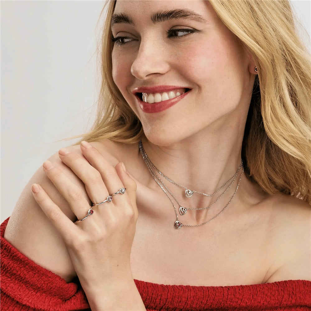 Nomination Cosmic Love Red Heart Necklace
