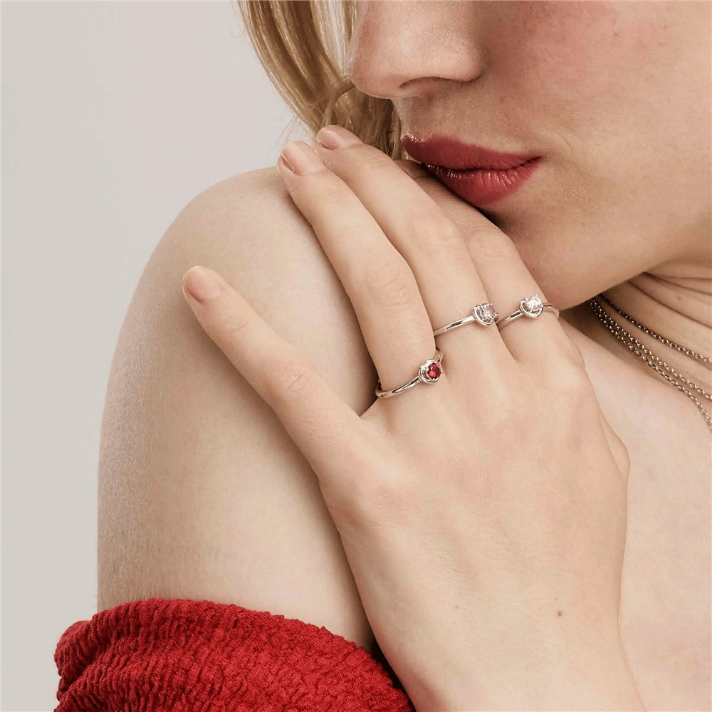 Nomination Cosmic Love Red Heart Ring
