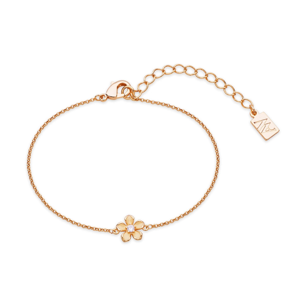 August Woods Gold Yellow Floral Bracelet