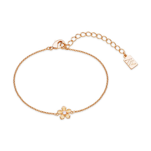August Woods Gold Yellow Floral Bracelet