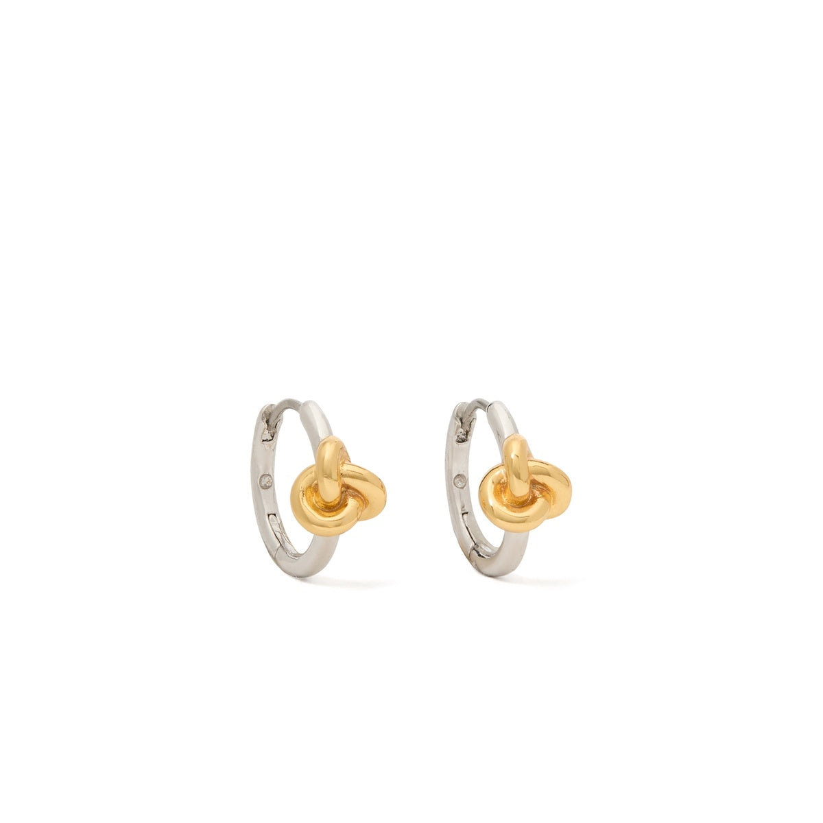 Kate Spade New York Gold Mix Knot Huggie Earrings