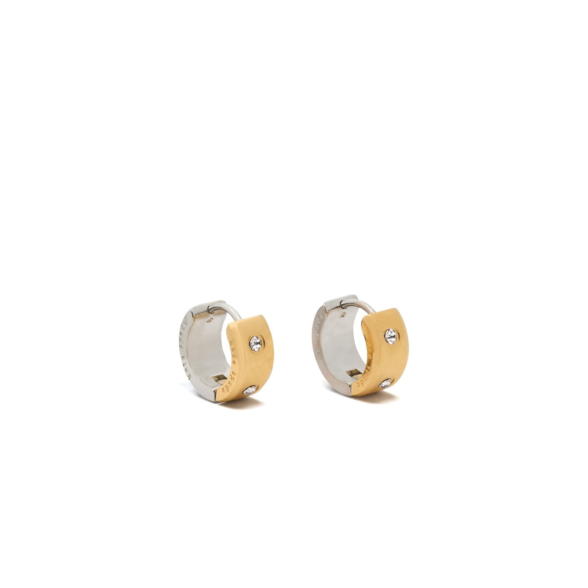 Kate Spade New York Gold Mix Set In Stone Huggies