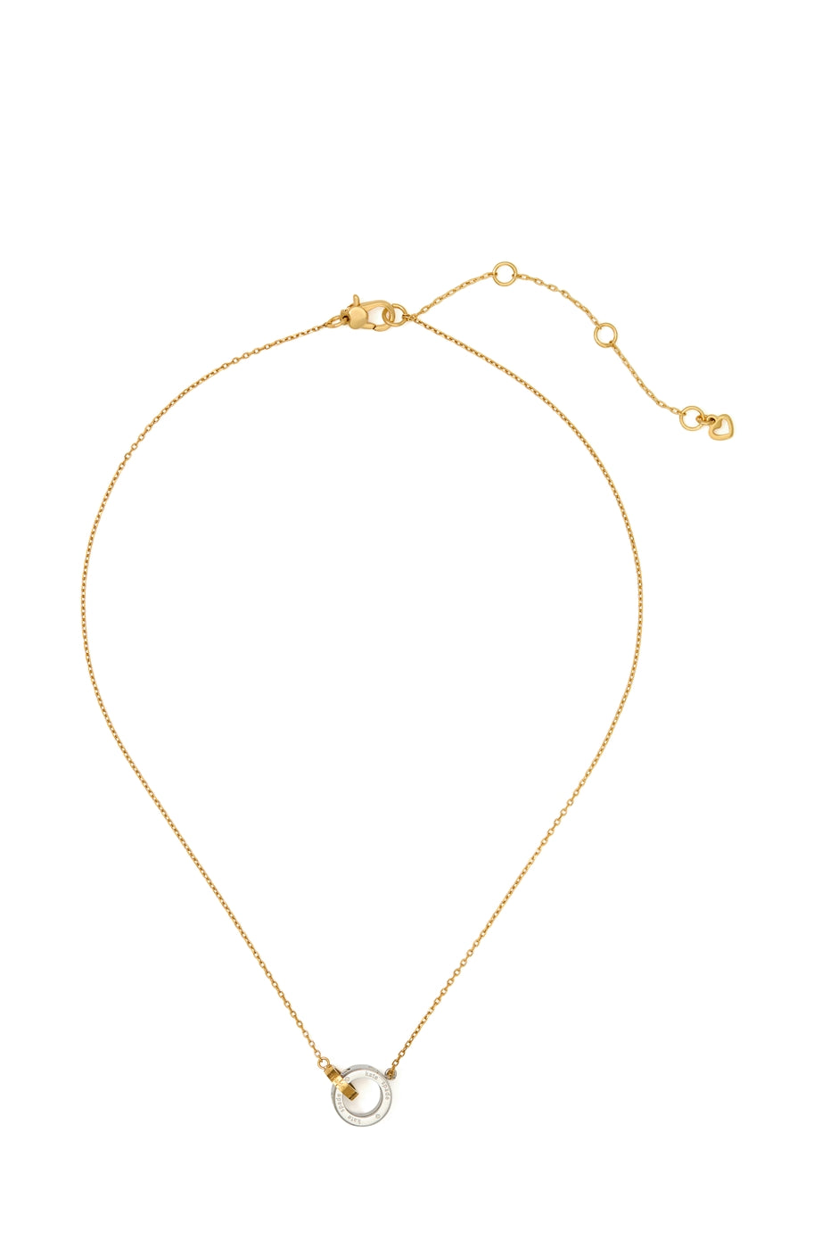 Kate Spade New York Gold Mix Set In Stone Interlink Necklace