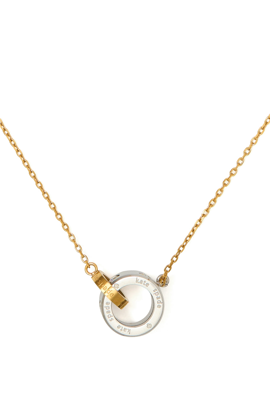 Kate Spade New York Gold Mix Set In Stone Interlink Necklace
