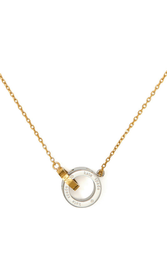 Kate Spade New York Gold Mix Set In Stone Interlink Necklace