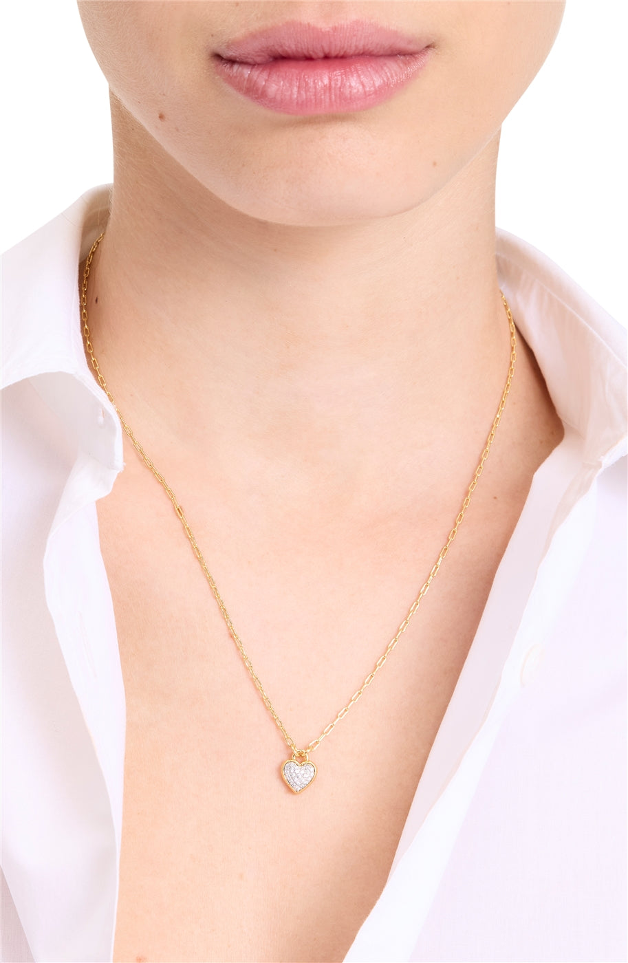 Kate Spade New York Gold Pavé All My Heart Necklace