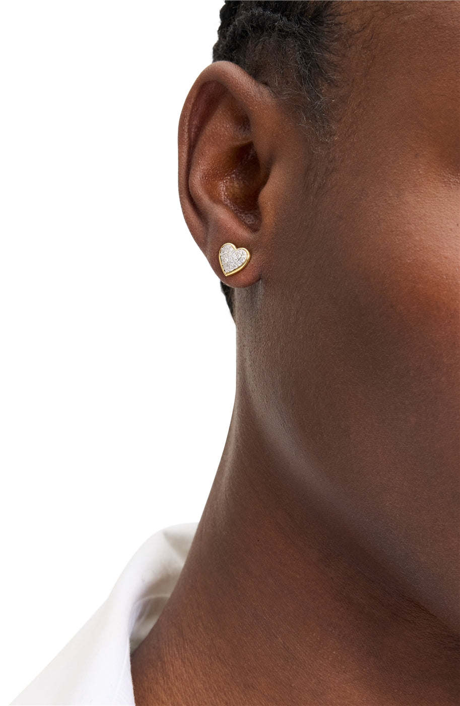 Kate Spade New York Gold Pavé All My Heart Stud Earrings